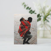 Cusco, Peru, Mutter und Kind Postkarte (Stehend Vorderseite)