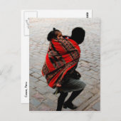 Cusco, Peru, Mutter und Kind Postkarte (Vorne/Hinten)