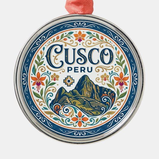Cusco, Peru Peru Ornament Aus Metall (Vorne)