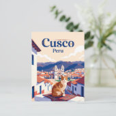 Cusco Peru Postkarte (Stehend Vorderseite)