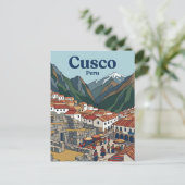 Cusco Peru Postkarte (Stehend Vorderseite)