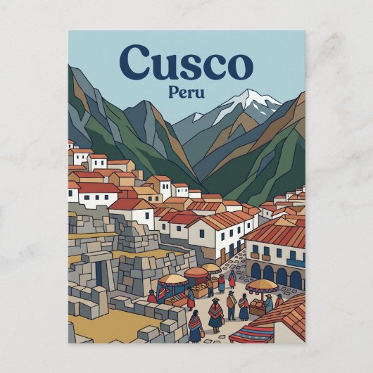 Cusco Peru Postkarte (Vorderseite)