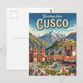 Cusco Peru Postkarte (Vorne/Hinten)