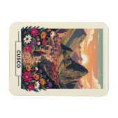 Cusco Peru Reise Magnet (Horizontal)