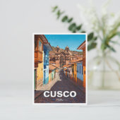 Cusco Peru Reise Postkarte (Stehend Vorderseite)