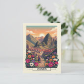 Cusco Peru Reise Postkarte (Stehend Vorderseite)