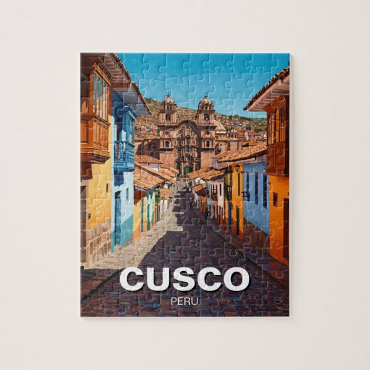 Cusco Peru Reise Puzzle (Vertikal)