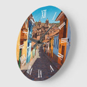Cusco Peru Travel Große Wanduhr (Winkel)