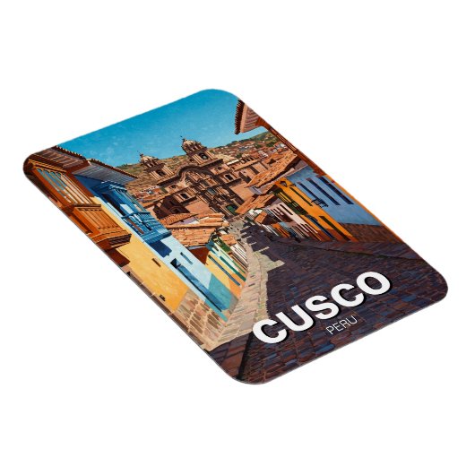 Cusco Peru Travel Magnet (Rechte Seite)