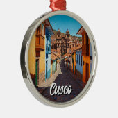 Cusco Peru Travel Ornament Aus Metall (Rechts)