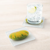 Cushaw-Squash Glasuntersetzer (Schrägansicht)