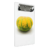 Cushaw-Squash Mini Klemmbrett (Schrägansicht)