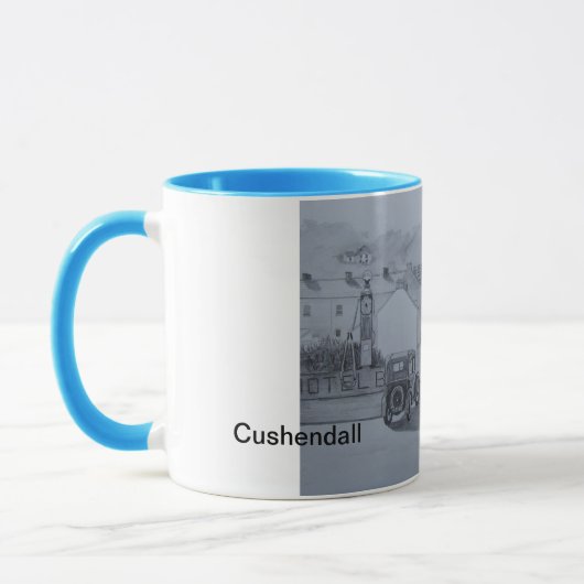Cushendall (Glens von Antrim) Skizze-Tasse Tasse (Links)