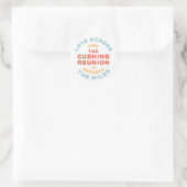 Cushing-Kreis Runder Aufkleber (Tasche)