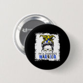 Cushing-Syndrom Warrior Button (Vorne & Hinten)