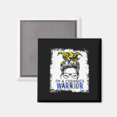 Cushing-Syndrom Warrior Magnet (Vorderseite/Rückseite)