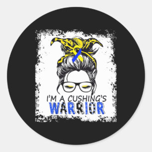 Cushing-Syndrom Warrior Runder Aufkleber