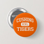 Cushing - Tiger - Highschool - Cushing Oklahoma Button (Vorne & Hinten)