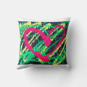 Cushion Abstrakt Art Heart Kissen (Rückseite)