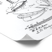 Cushion Insole Schuhe 1906 Weißbuch zum Thema Pate Poster (Ecke)