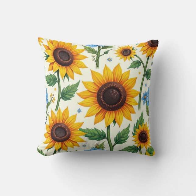 Cushion of Sunflowers Kissen (Vorderseite)