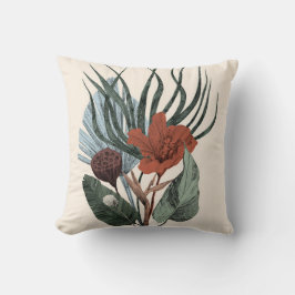 Cushion Print Elegante Vintage botanische Kunst Kissen