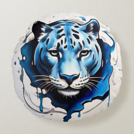 Cushion Throw Jaguar Pillow Rundes Kissen
