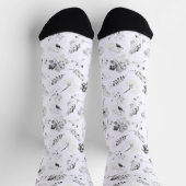 Cushioned & Fun Crew Socks | Männer und Frauen Socken (Oben)