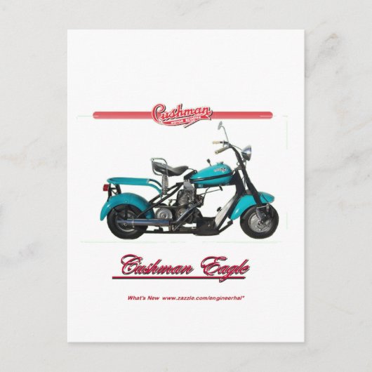 Cushman Eagle Postkarte (Vorderseite)