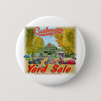 Cushman Garagenflohmarkt Button