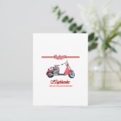 Cushman Highlander Scooter Postkarte (Stehend Vorderseite)