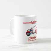 Cushman Hochländer-Roller Kaffeetasse (Vorderseite Links)