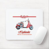 Cushman Hochländer-Roller Mousepad (Mit Mouse)