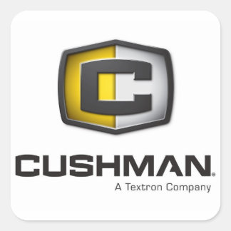 Cushman-Logo Quadratischer Aufkleber
