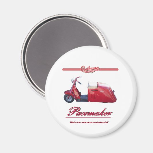 Cushman Pacemaker Magnet (Vorderseite/Rückseite)