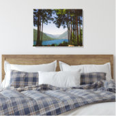 Cushman-See im Sommer Leinwanddruck (Insitu (Schlafzimmer))