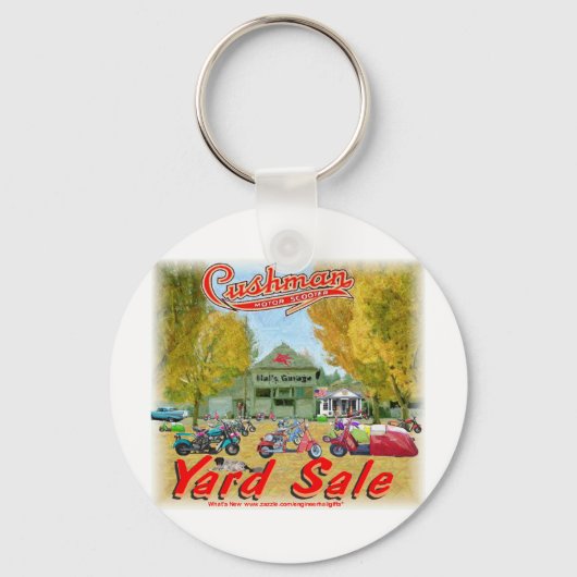 Cushman Yard Sale Schlüsselanhänger (Vorderseite)
