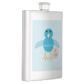 Cusom Blue Birthday Boy Chick Flasks Flachmann (Rechts)