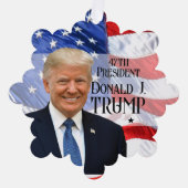 Cusom Text 47. Präsident Trump 2024 Amerikanische  Ornament Karte (Vorderseite)