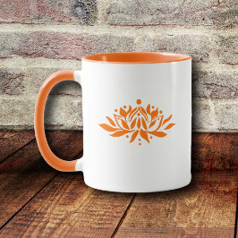 Cusomizable Flaming Lotus Blume Tasse