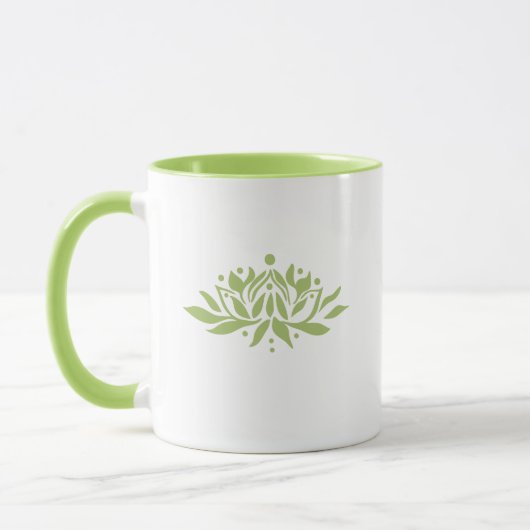 Cusomizable Flaming Lotus Blume Tasse (Links)