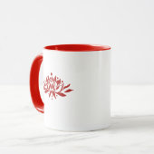 Cusomizable Flaming Lotus Blume Tasse (Vorderseite Links)