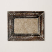 Cusomizable rustikaler Rahmen Puzzle (Horizontal)