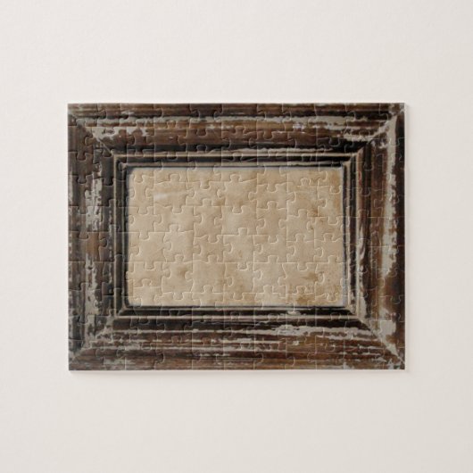 Cusomizable rustikaler Rahmen Puzzle (Horizontal)