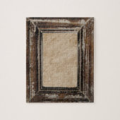 Cusomizable rustikaler Rahmen Puzzle (Vertikal)