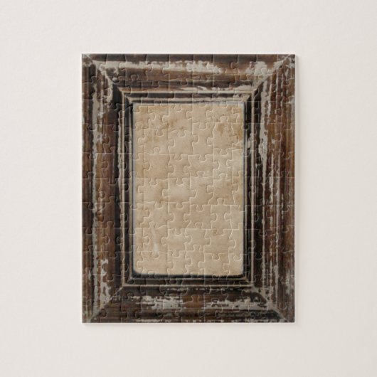 Cusomizable rustikaler Rahmen Puzzle (Vertikal)