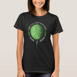 Cuss Golf Ball Crazy Golfsport Spaß Themensport P T-Shirt