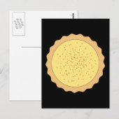 Custard Tart Pie. Postkarte (Vorne/Hinten)