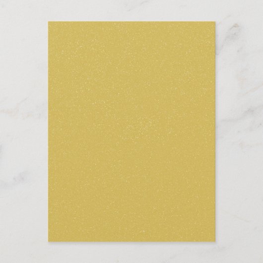 Custard YELLOW with fine Glitter Postkarte (Vorderseite)
