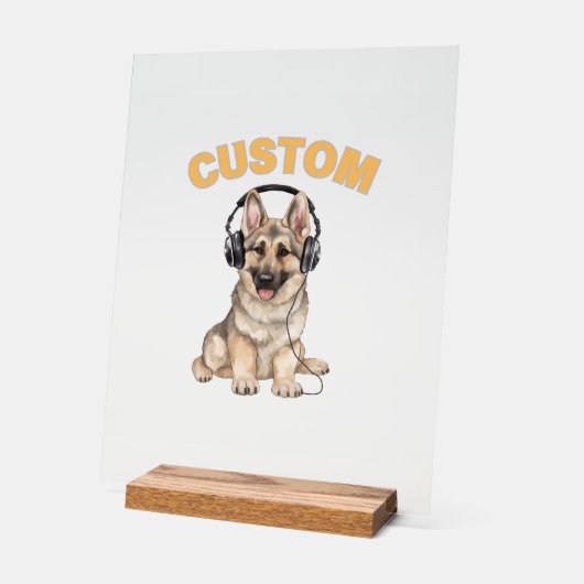 CUSTEM Akryllisches Zeichen Acrylschild (Winkel)